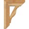 Ekena Millwork Funston Slat Rough Sawn Bracket w/ Offset Brace, Western Red Cedar, 8"W x 22"D x 30"H BKT0806X22X30FST06RWR - alternate 4